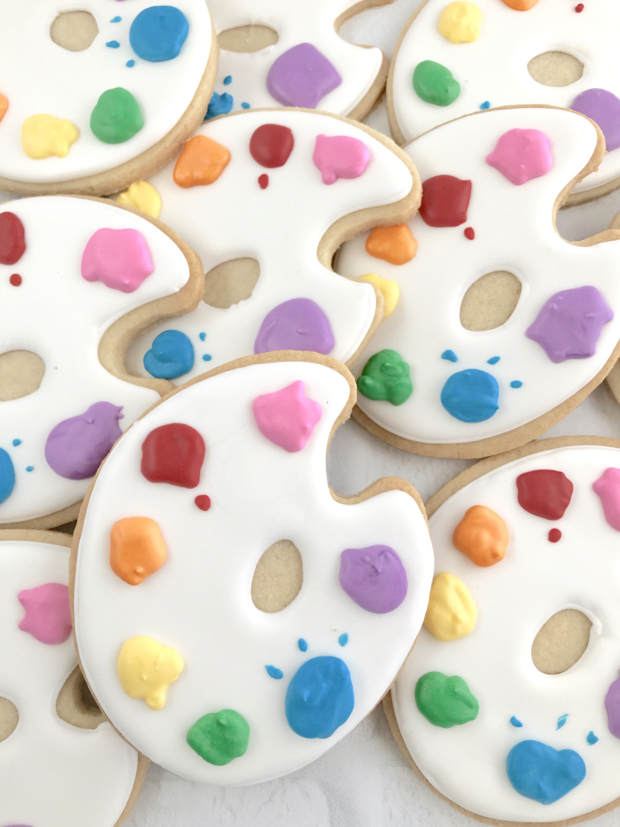 Paint Palette Cookies – P. S. Sweets