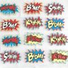 comic book cookies