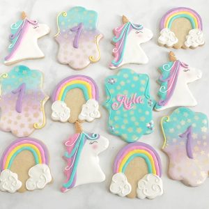 Mermaid or Under The Sea Birthday Party Cookies – P. S. Sweets