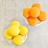 Orange and Yellow Macarons