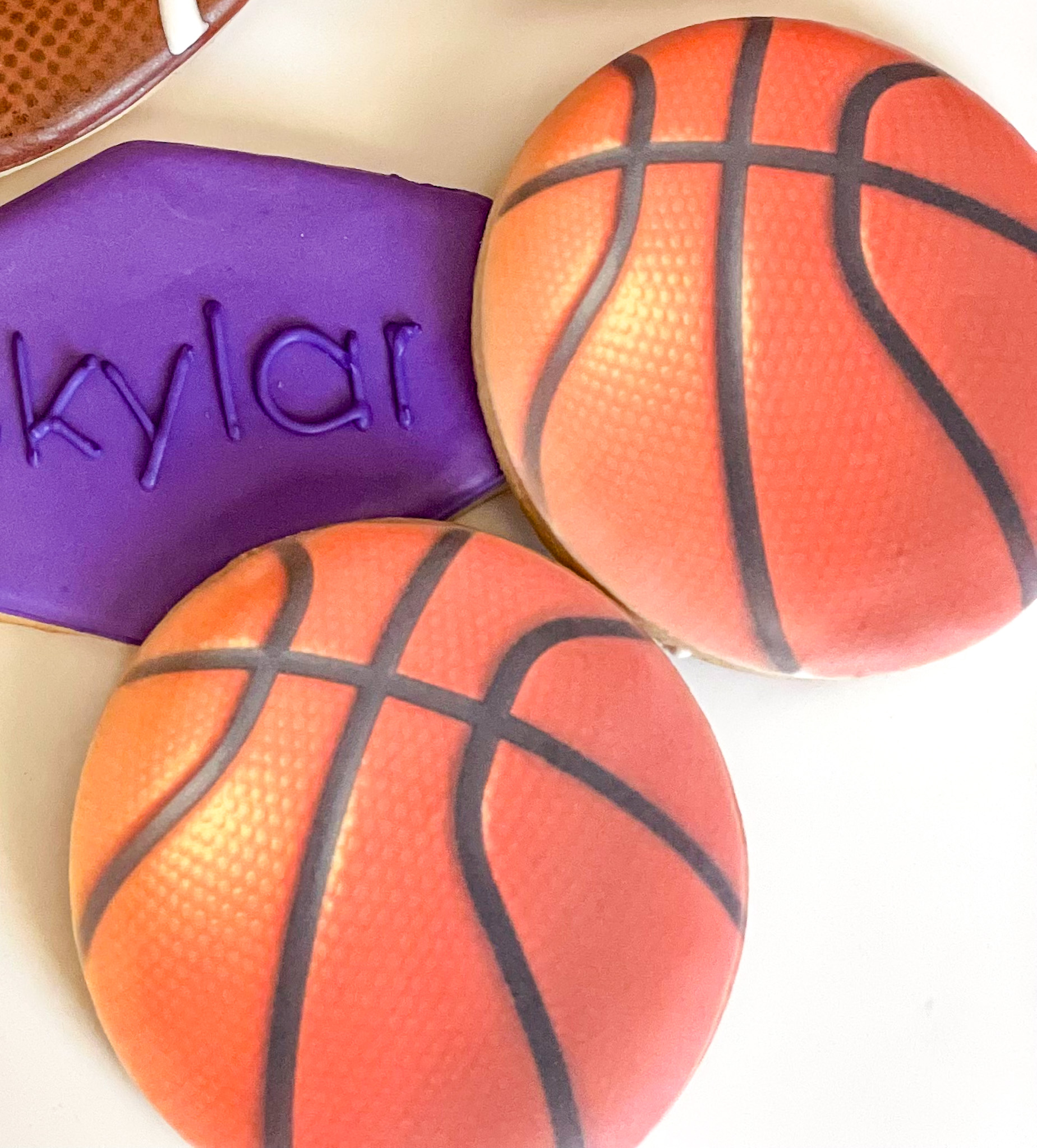 Basketball cookies Basketball cookies