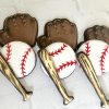 chocolate bats gloves and balls