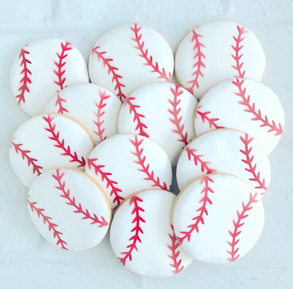 Baseball Sugar Cookies – P. S. Sweets