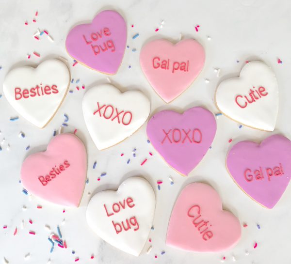 Conversation Heart Cookies