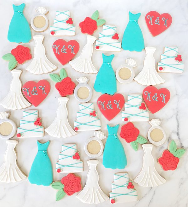 Bridal shower cookies