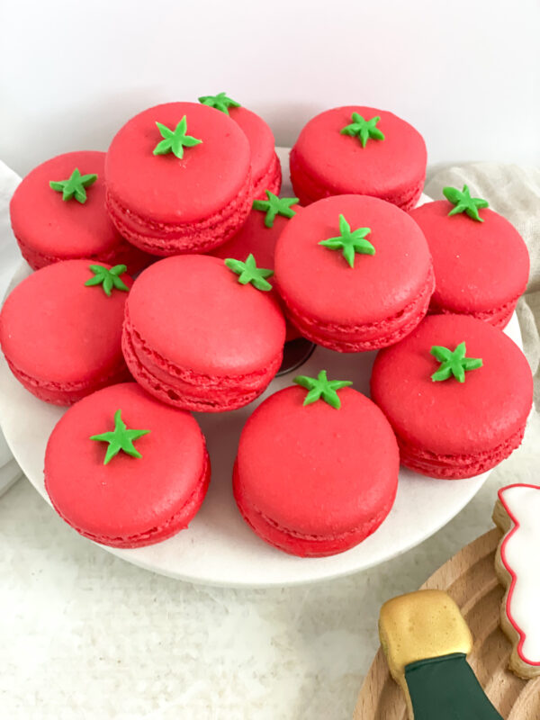 tomato macarons tomato macarons