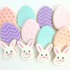 Easter Bunny and Egg Sugar cookies