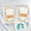 coffe cup cookies and gift card