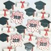 Red, White, and Black Graduation cookies