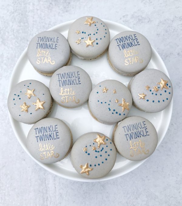 twinkle twinkle little star macarons