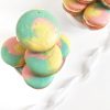 pastel swirl macarons