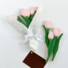 bouquet with note card