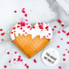 Ice Cream heart cookie