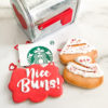 gift card with cinnamon bun cookies