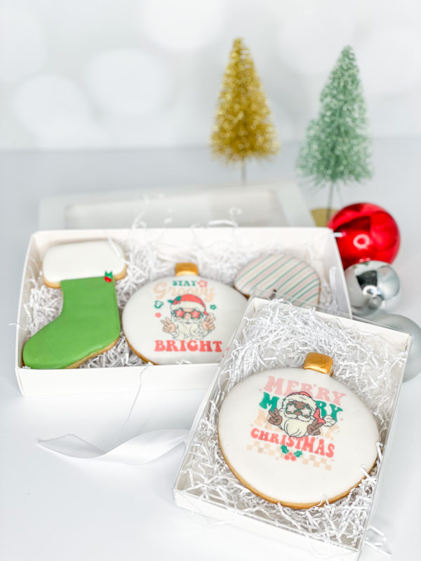 Santa cookie gift set Santa cookie gift set