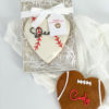 boxed baseball cookie
