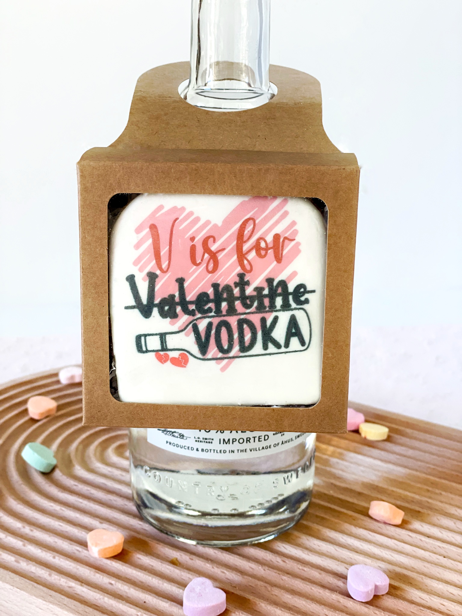 Boxed Valentine vodka