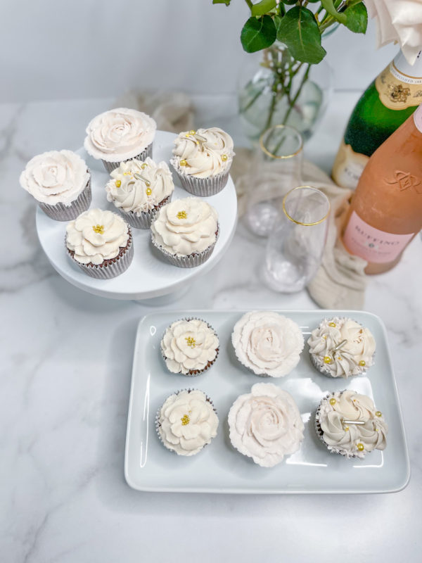 floral cupcakes