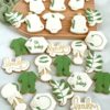 Greenery Baby Shower Cookies Greenery Baby Shower Cookies
