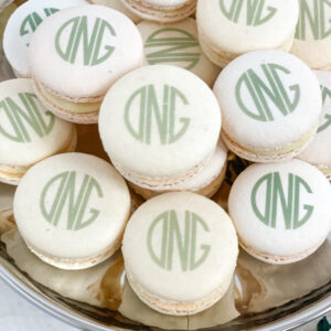 Custom Logo | Monogram Printed Macarons