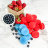 berry macarons