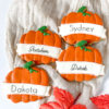 pumpkin place setting cookies pumpkin place setting cookies