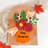 orange pumpkin thanksgiving bouquet