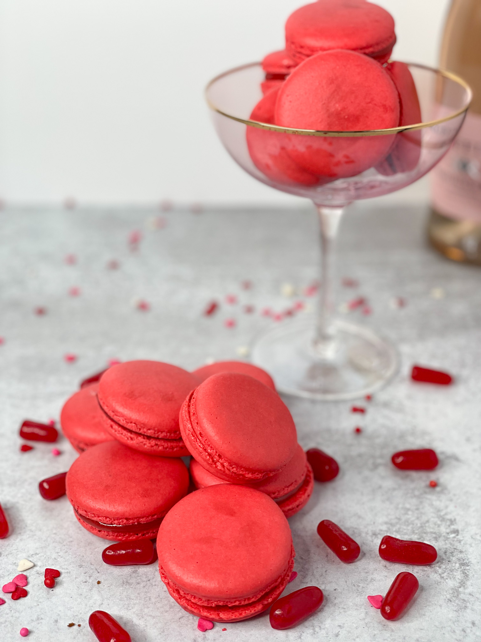 red hot macarons