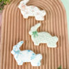 Floral Bunny Cookies Floral Bunny Cookies