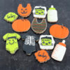 frankenstein baby shower cookies frankenstein baby shower cookies