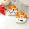 Modern Thanksgiving Name Place Cookies