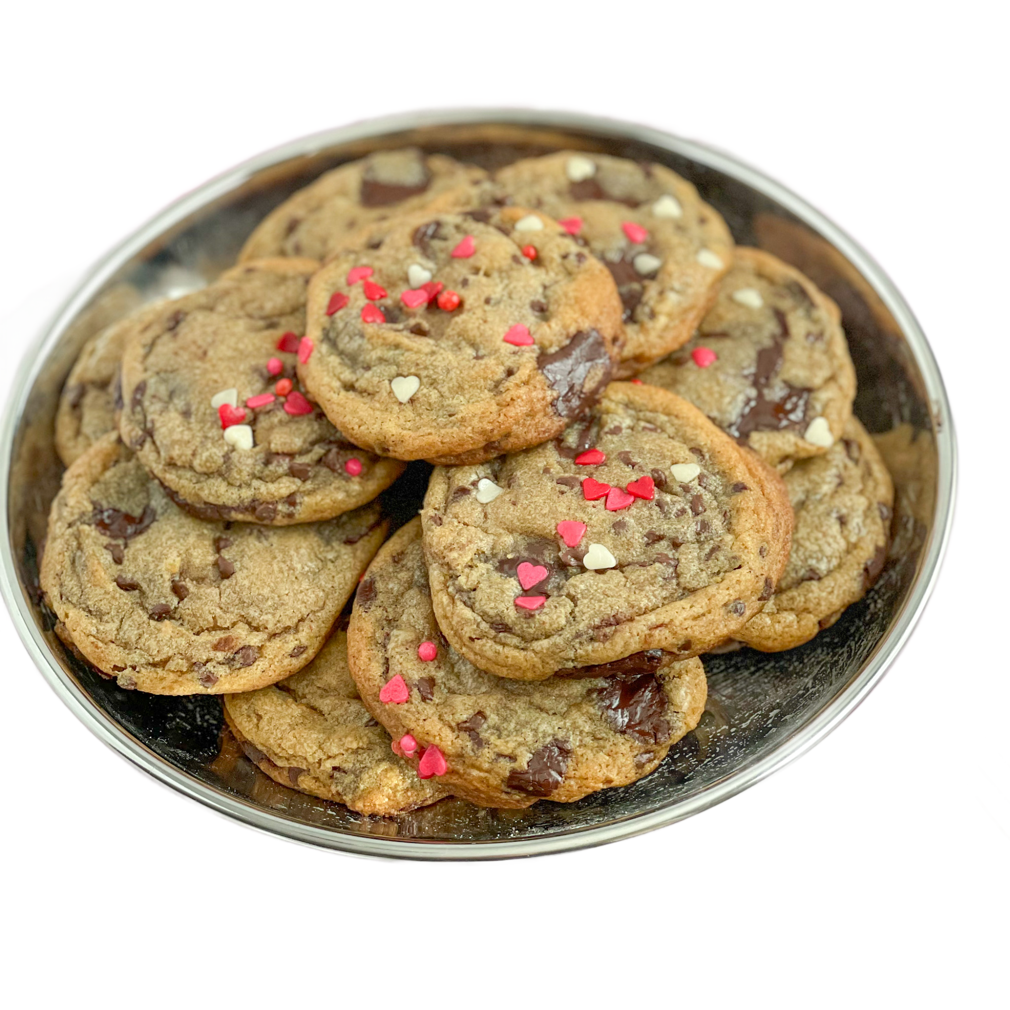 Valentine’s Day Chocolate Chip Cookies