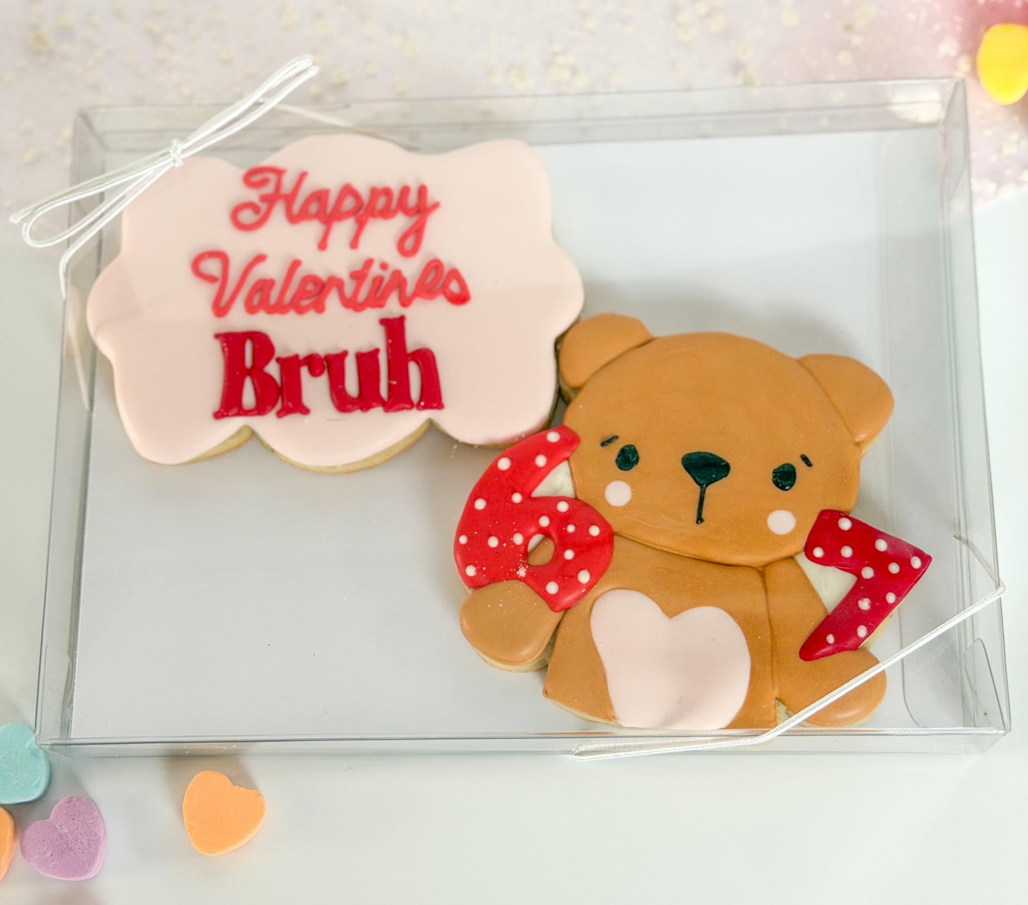 boxed gift set of cookies