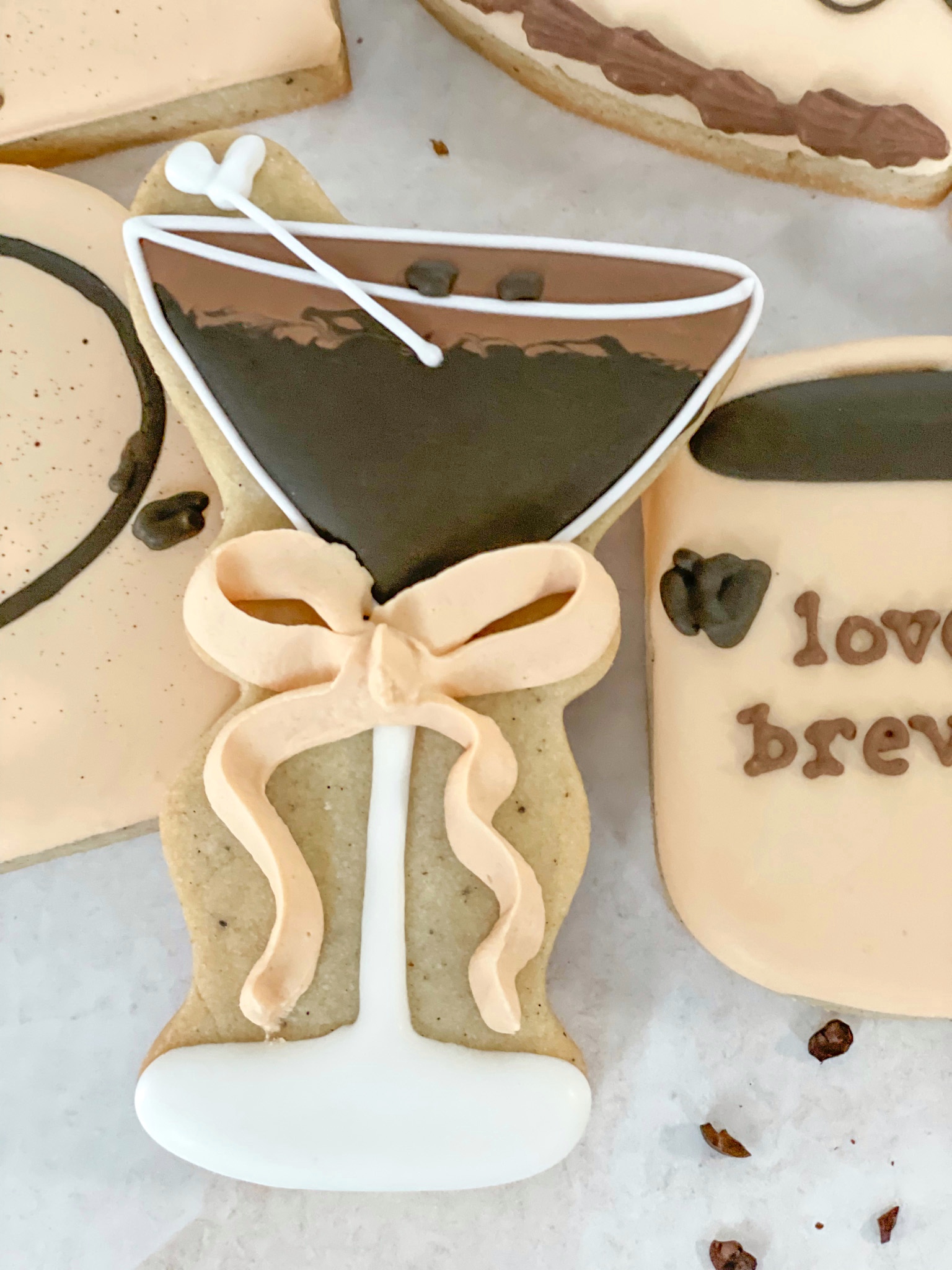Espresso Martini with bow