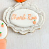 Personalized ruffle plaque