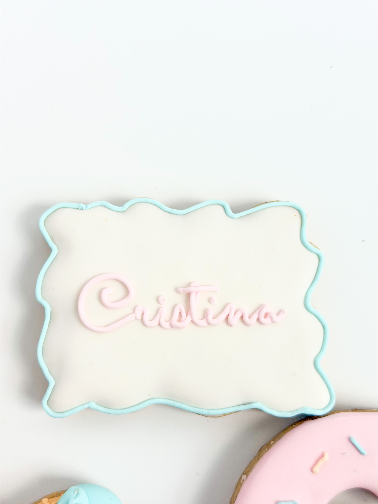 personalized wavy plaque
