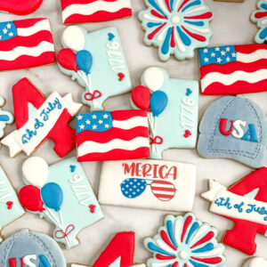 1776 Fourth of July Sugar Cookies
