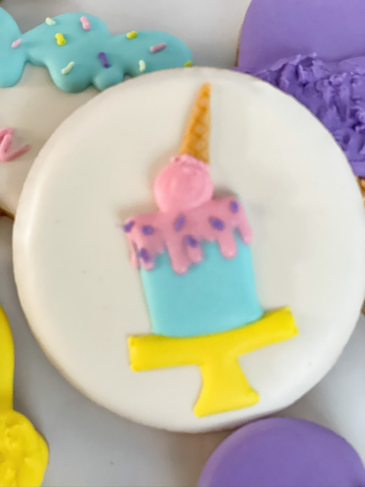 ice cream cone birthday cake