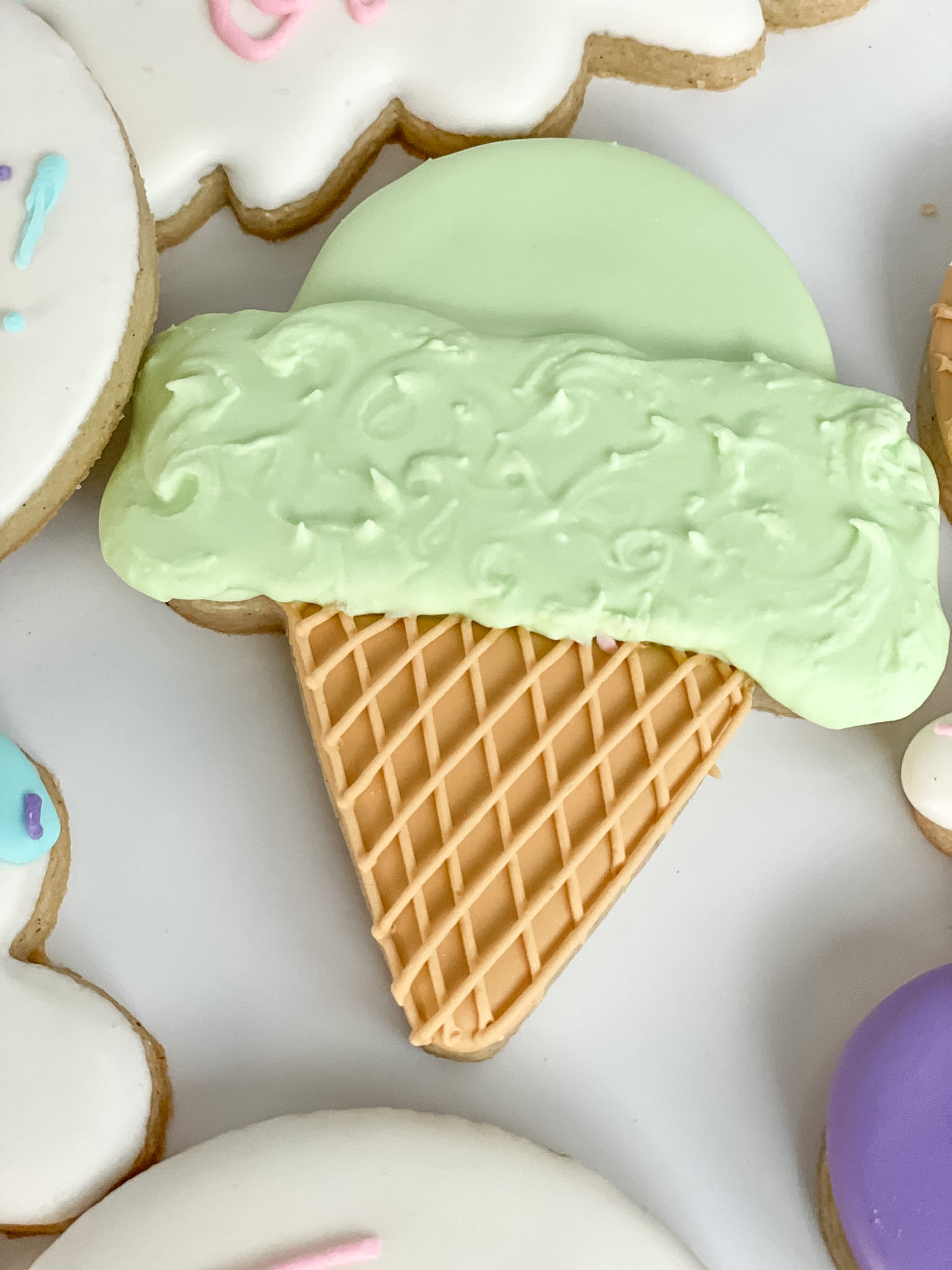 ice cream cone cookie
