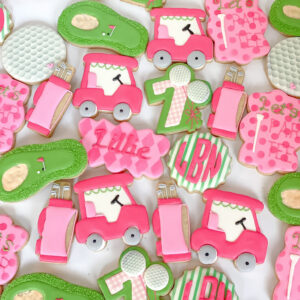 Par-Tee Golf Personalized Birthday Sugar Cookies