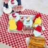 Personalized BBQ Baby Shower Cookies Personalized BBQ Baby Shower Cookies