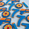Nerf gun cookies Nerf gun cookies