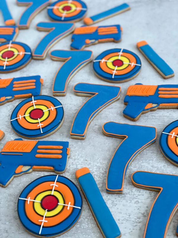 Nerf gun cookies Nerf gun cookies