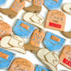 Handcrafted Western sugar cookies featuring cowboy boots, hats, denim and First Rodeo details—perfect for a stylish Western-themed celebration.
Custom cowboy and rodeo themed sugar cookies with boots, hats, denim and First Rodeo designs.