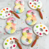 personalized paint brush with palette and number personalized paint brush with palette and number