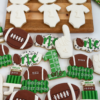 first down birthday cookies first down birthday cookies