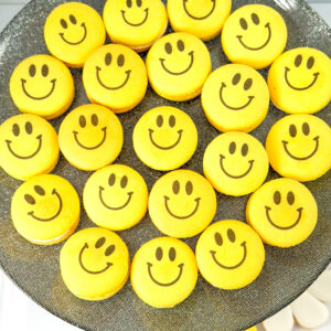 Smiley Face Macarons