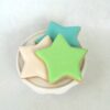 white, blue and mint stars white, blue and mint stars